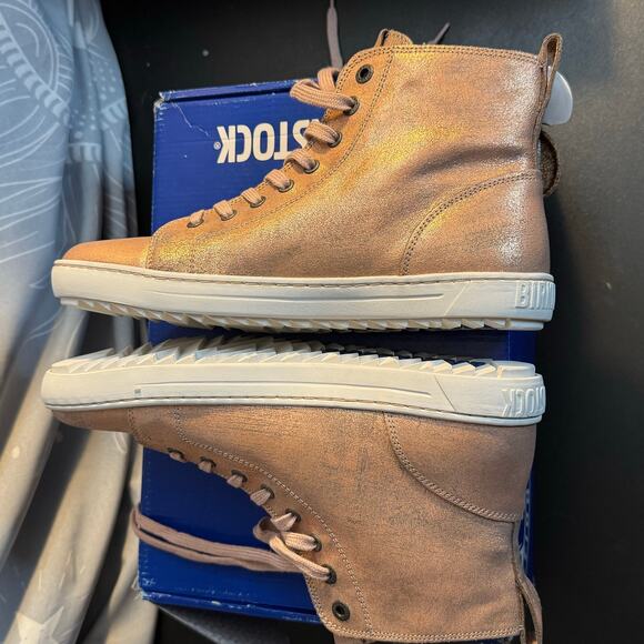 •NWT• Birkenstock Women’s Bartlett Metallic Rose Shoes • EU38 - Picture 11 of 12